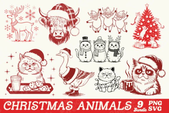 Christmas Animals Illustrations: A Crafter’s Review