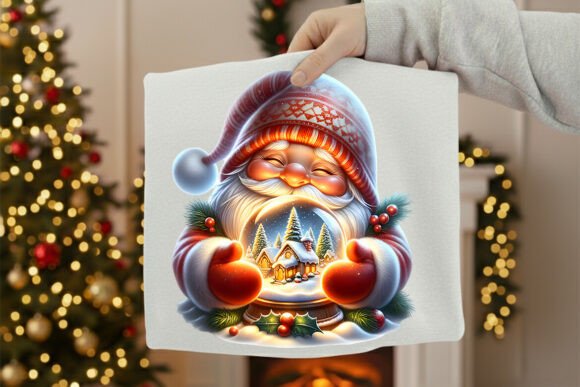 Christmas Gnome Snow Globe Clipart PNG Review