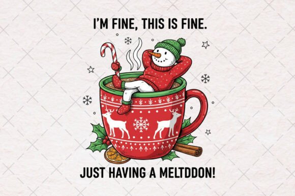 Christmas Snowman Hot Cocoa Illustrations Review