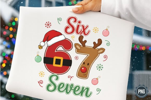 Funny Six Seven Meme Christmas Png: Illustrations Review