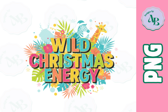 Kids Christmas Safari Animals PNG: Festive Illustrations