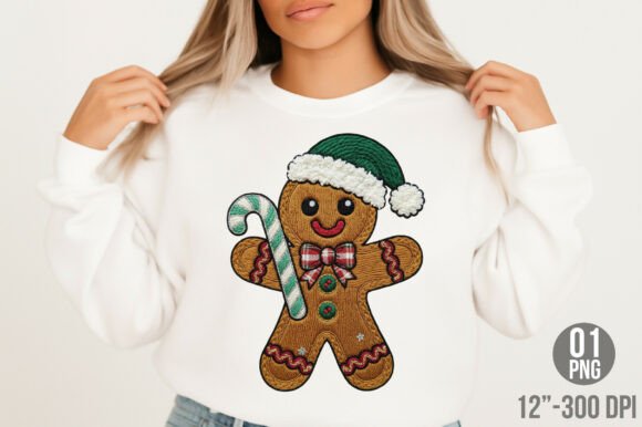 Knitted Gingerbread Png: Festive Illustrations
