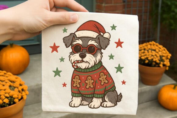 Review: Christmas Dog Lover Cute Schnauzer Png