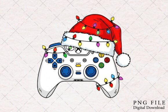 Review: Video Game Controller Christmas PNG for Embroidery