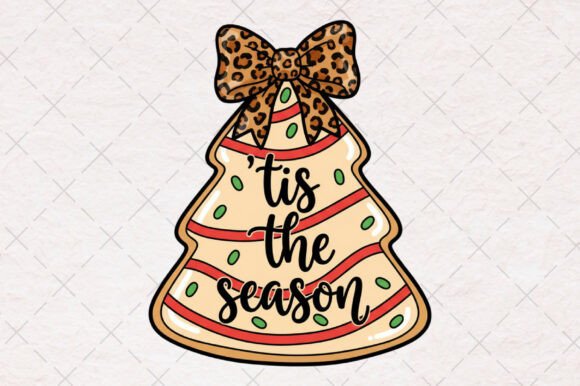 Tis the Season Leopard Christmas Bow Png Review
